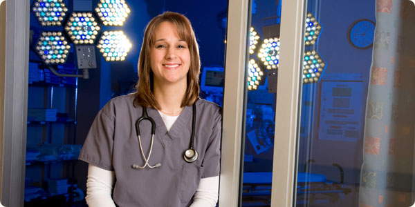 Photo of staff members talking